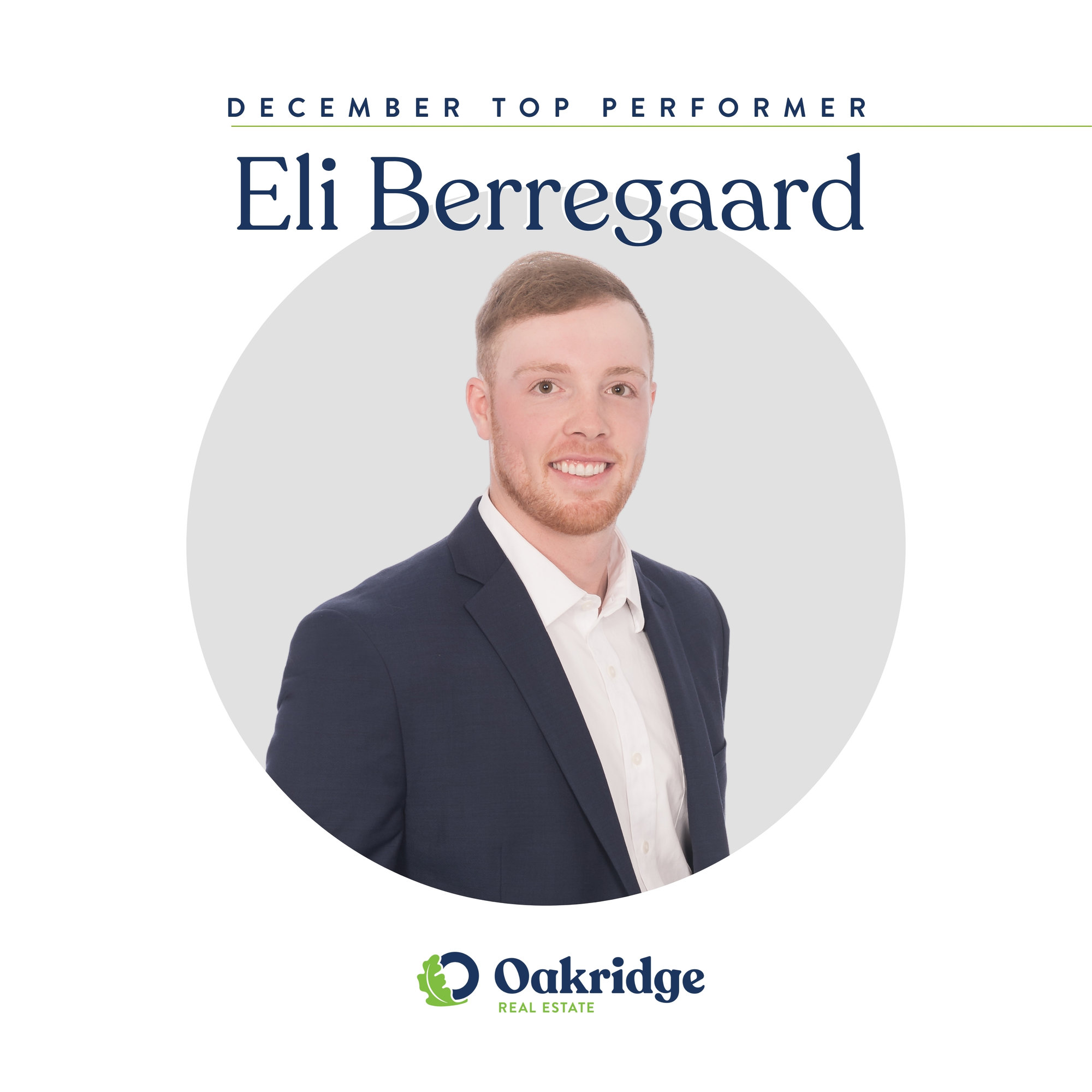 eli berregaard oakridge real estate december top performer 